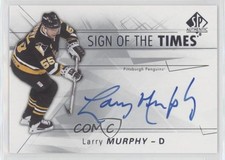 2016-17 SP Authentic Sign of the Times Larry Murphy #SOTT-LM Auto HOF 2d8