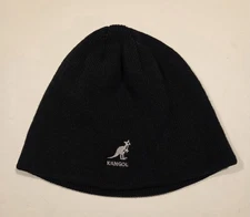 KANGOL Courvoisier Knit Fitted Skull Cap Beanie Cuffless Knit HAT ONE SIZE