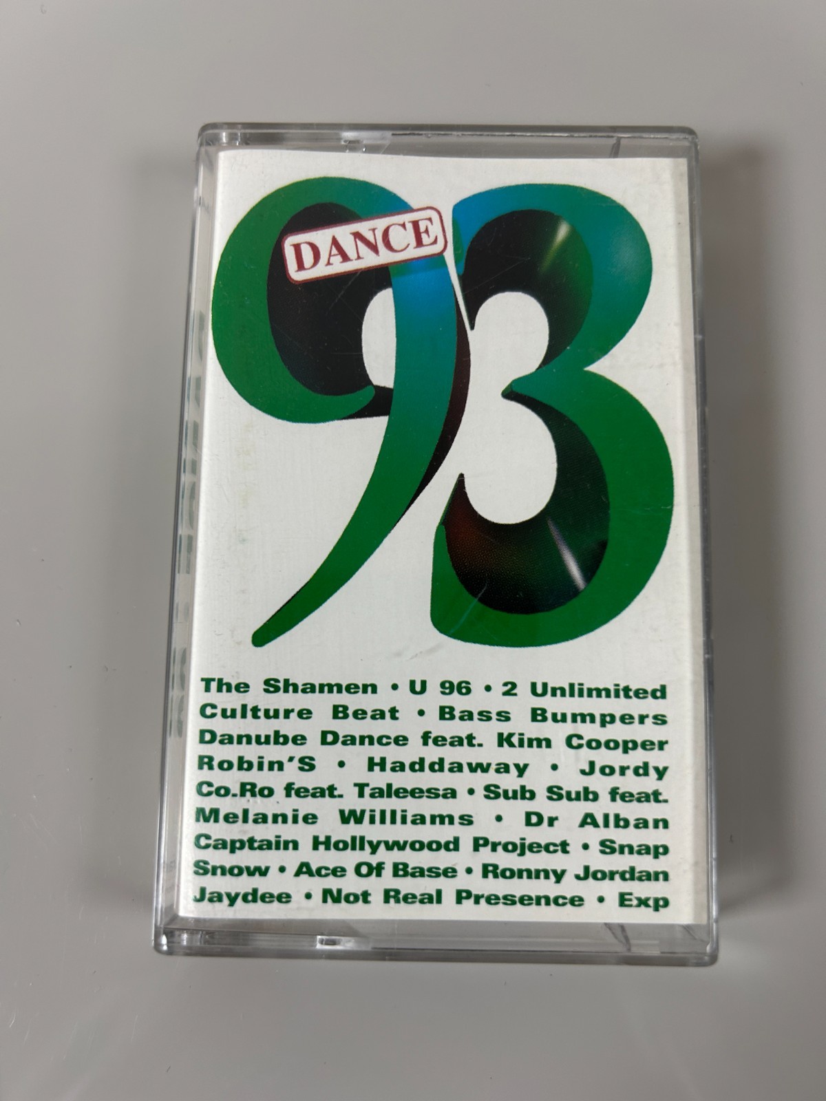 Dance 93 - The Shamen, U 96, 2 Unlimited, Culture Beat/ Cassette Audio-K7 Tape