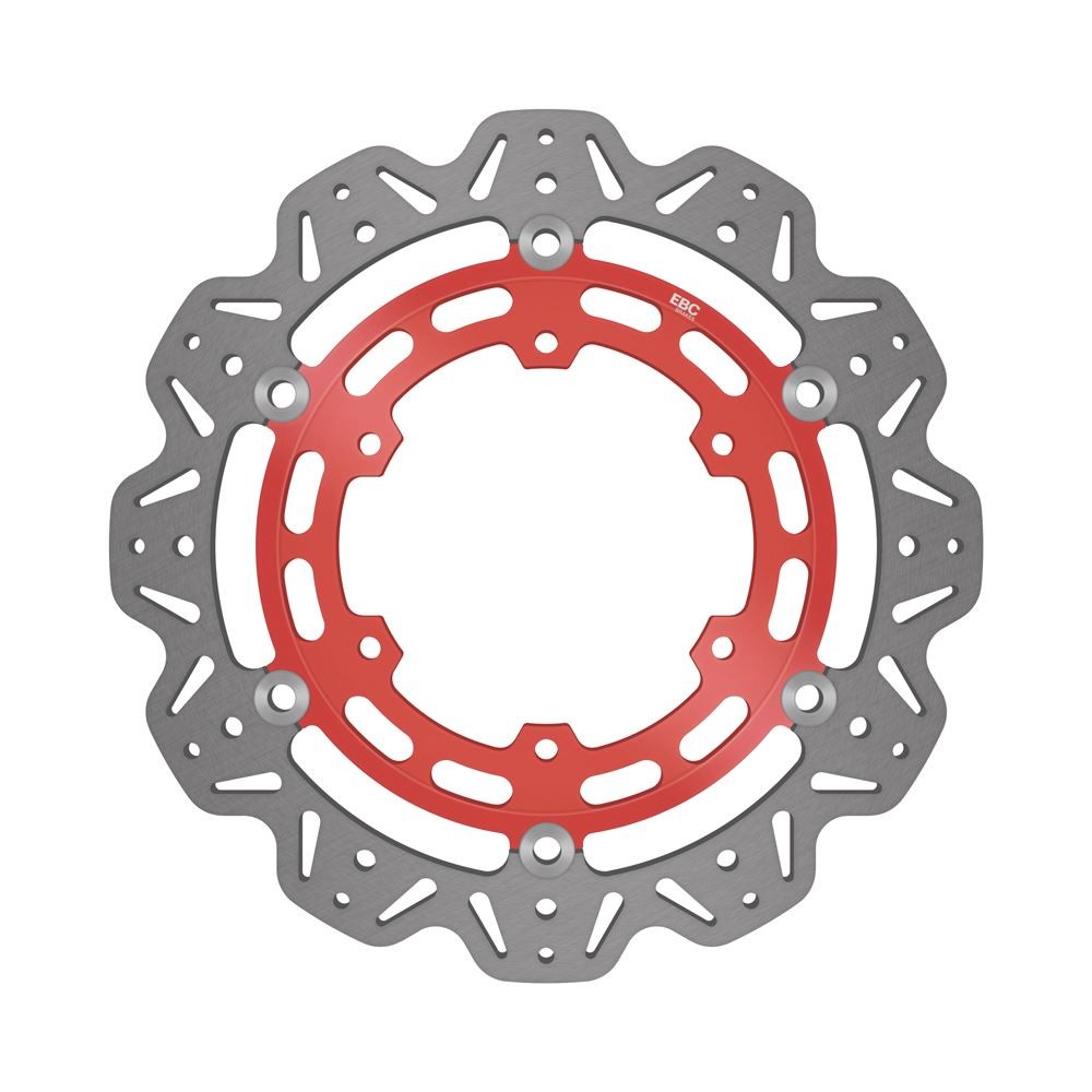 EBC Floating Vee Rotor Front Red Hub - VR2126RED