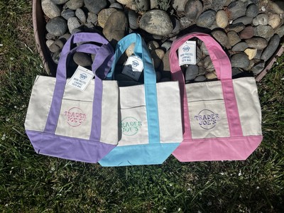 Trader Joe s Mini Tote LIMITED EDITION Easter Colors