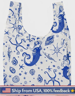 NEW Eco Baby BAGGU Mermaid pattern 100% Genuine