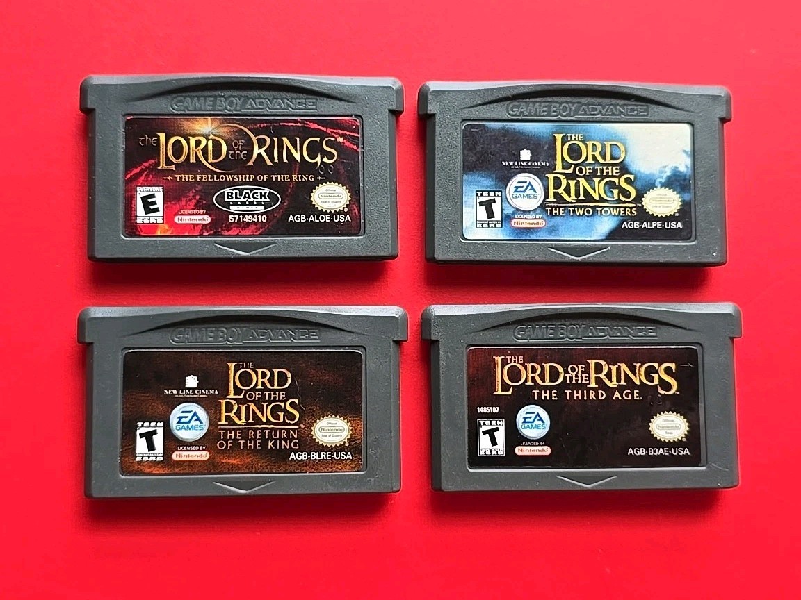 新品未使用　ゲームボーイアドバンス　ロードオブ・ザリング２本セット Amazon | ロード・オブ・ザ・リング 二つの塔 | ゲームソフト