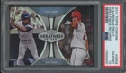 2019 Topps Chrome Greatness Returns Hank Aaron Mike Trout Gem Mint PSA 10