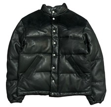 The Real Mccoy'S Joe Mccoy Deerskin Leather Down Jacket Black 36