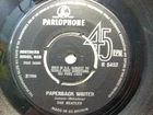 The Beatles – Paperback Writer 1966 7” Parlophone R 5452