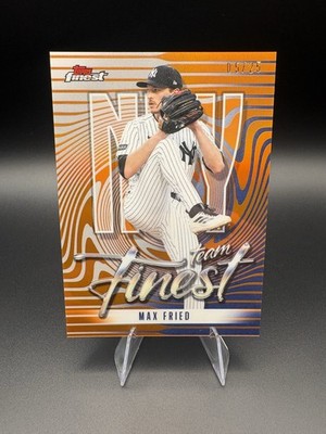 2026 TOPPS FINEST BASEBALL TEAM FINEST #TF-5 MAX FRIED ORANGE REFRACTOR /25