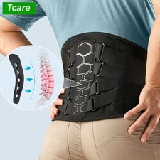 Back Support Lower Back Brace Pain Relief Lumbar Support Belt Sciatica Men Women