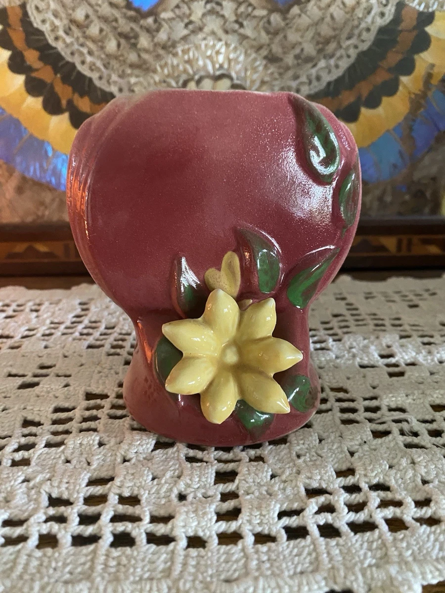 Pink Ceramic 1950-1959 Time Period Manufactured Collectible Vases