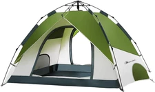 Instant Pop up Tent for 3-4 Person - Automatic Portable, Windproof for Camping, 