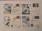 Group of 4 FDC Signed By Various WW2 Pilots