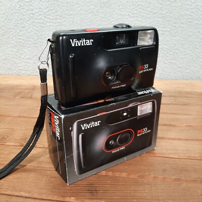 Vivitar Camera PS33 Point & Shoot 35mm Film Retro Photography