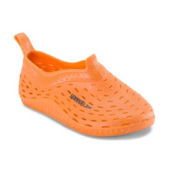 orange jelly shoes