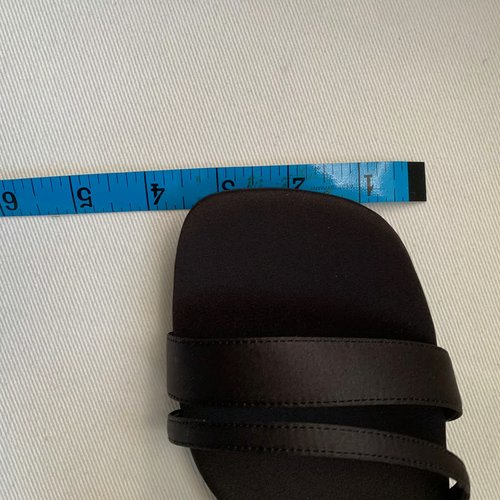 Hillard & Hanson Black Satin 2” High Heel Sandals - Picture 5 of 12