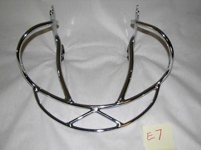 CHROME PASSENGER HAND GRAB RACK RAIL 4 HARLEY HERITAGE SPRINGER FLSTS 1997-2003 Foto 4 de 4