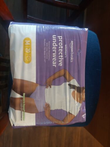 Incontinence Underwear, (Pullups), Amazon Basics, Medium, Women's, 20 count