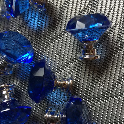 Unique Bargains Diamond Shaped Crystal Glass Drawer Handle Cabinet Knobs Blue 10 Pcs Unique Bargains Diamond Shaped Crystal Glass Drawer Handle Cabinet Knobs Blue 10 Pcs