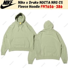 Nike x Drake NOCTA NRG CS Fleece Hoodie Green FN7656-386 XS-XXL Japan Size