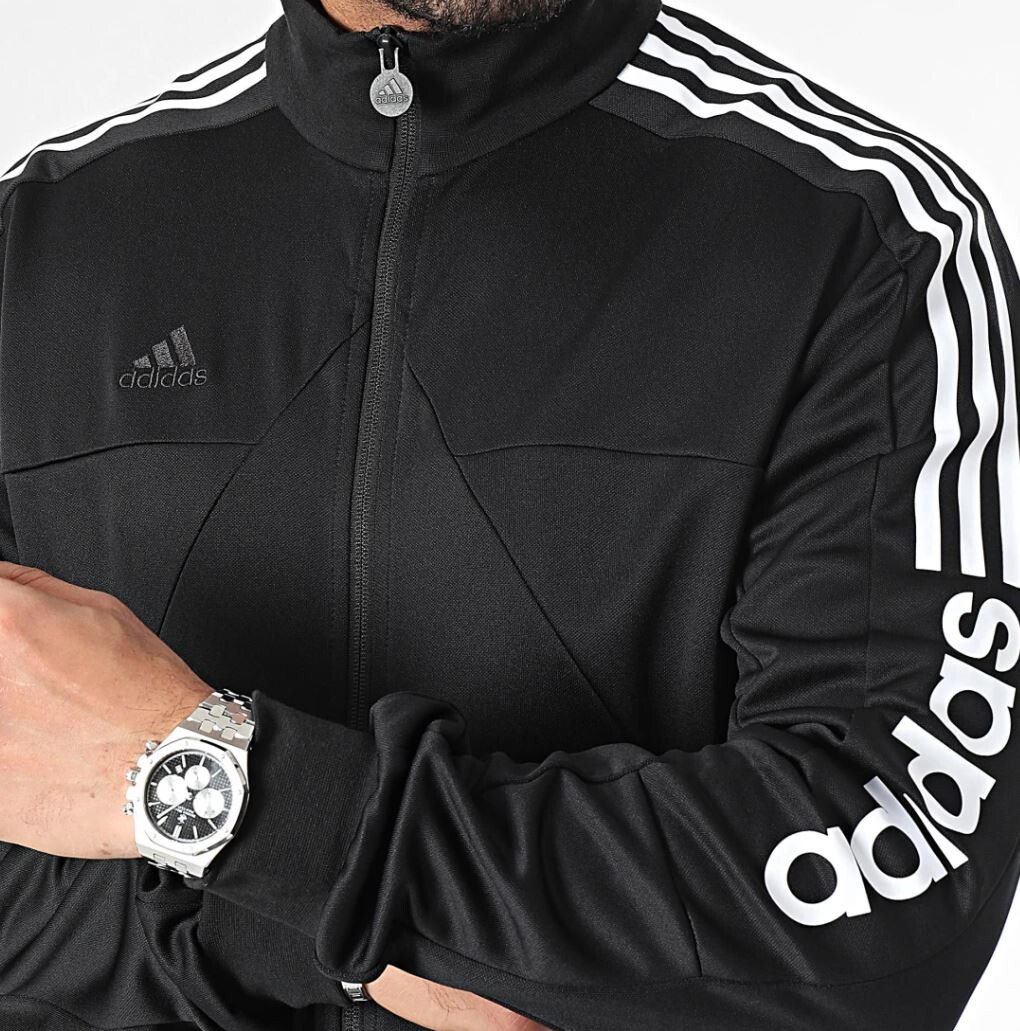 NEW ADIDAS MEN'S TIRO WORDMARK 3 STRIPES TRACK JACKET~ SIZE