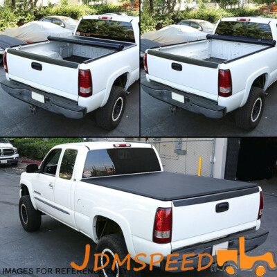 Soft Roll-Up Tonneau Cover For 1989-2004 Toyota Pickup/Tacoma 6ft Short Bed Truck 5 thumbnail image