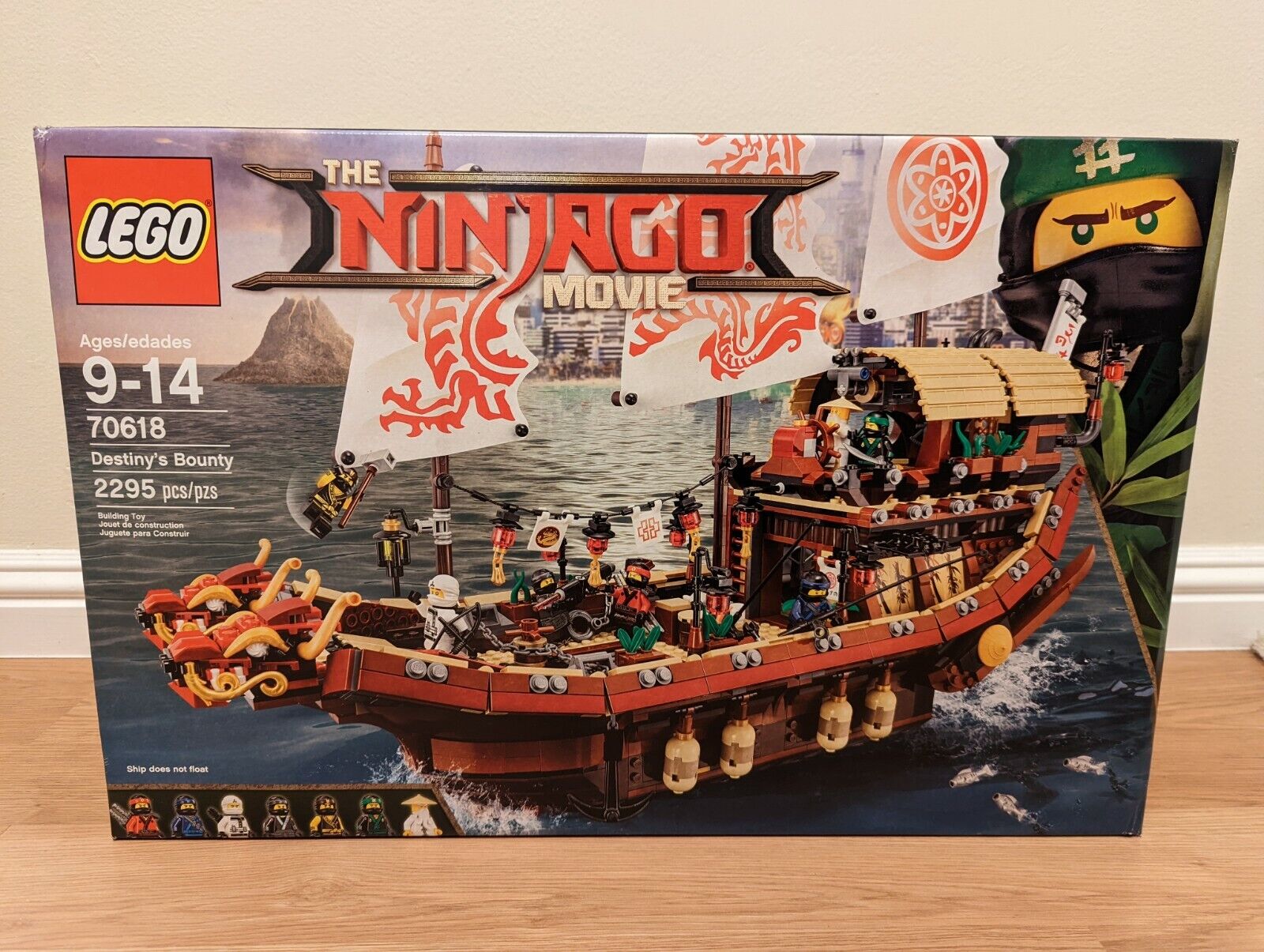 LEGO Ninjago Movie 70618 Destiny's Bounty (2295 pcs) - Brand New (Discontinued)