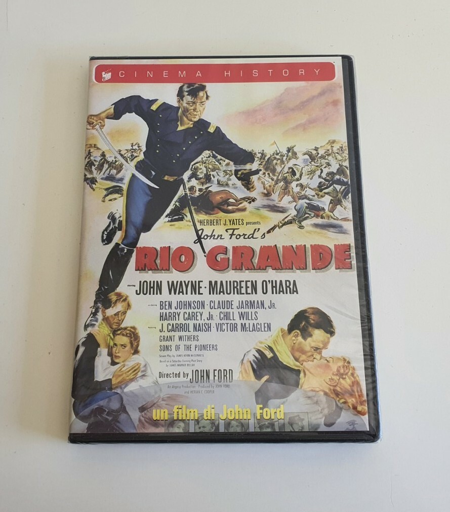 RIO GRANDE Dvd Fuori Catalogo raro JOHN FORD CINEMA HISTORY Nuovo