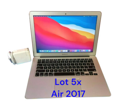 Lot 5x 2017 Macbook Air 13'' Laptop - 1.8GHZ 8GB RAM 128GB SSD - Monterey Grade C