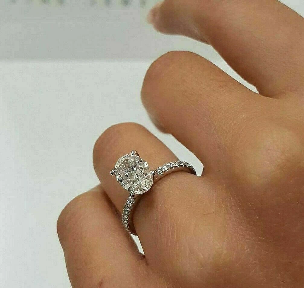 Diamond accent engagement rings sale