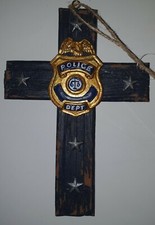 Pine Ridge DI02502 "Police Department" Cross