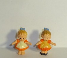 M&Auml;DCHEN MIT HAUSKLEID Variante *SCHUHE UNBEMALT* Altfigur 70er Jahre ORIGINAL