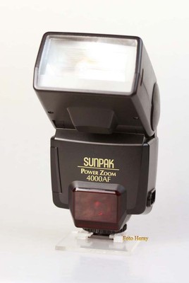 Sunpak Power Zoom 4000AF Blitz das Blitzgerät für Canon EOS Kameras 01138/2686