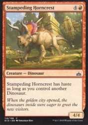 Stampeding Horncrest 116/196 Rivals of Ixalan Common