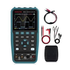 HANMATEK 3 in 1 Handheld Oscilloscope Multimeter with 2 Channels HO52S 3.5"TF...