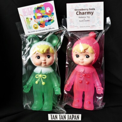 Charmy-Chan Soft Vinyl 8,3'' Melone & Erdbeere Soda 2er Set Kodama Spielzeug