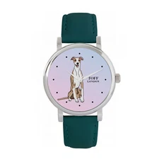 Toff London TLWS-57933 Ladies Beige Whippet Dog Watch