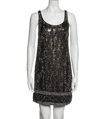 Haute Hippie Beaded Sequin Women's Black Dress Size S $720 NWOT #55
