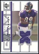 2002 UD Piece of History- GAME WORN #BGJ-TT Travis Taylor The Big Game Jerseys