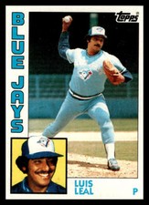 1984 Topps Luis Leal #783 Toronto Blue Jays