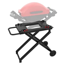 Portable Grill Cart for Weber Q100 Q1000 Q120 Q1200 Q200 Q2000 Q2200 Series G...