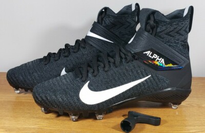 Nike Alpha Menace Elite 2 Flyknit Black Football Cleats CI1530-001 Men Size 11.5 | eBay