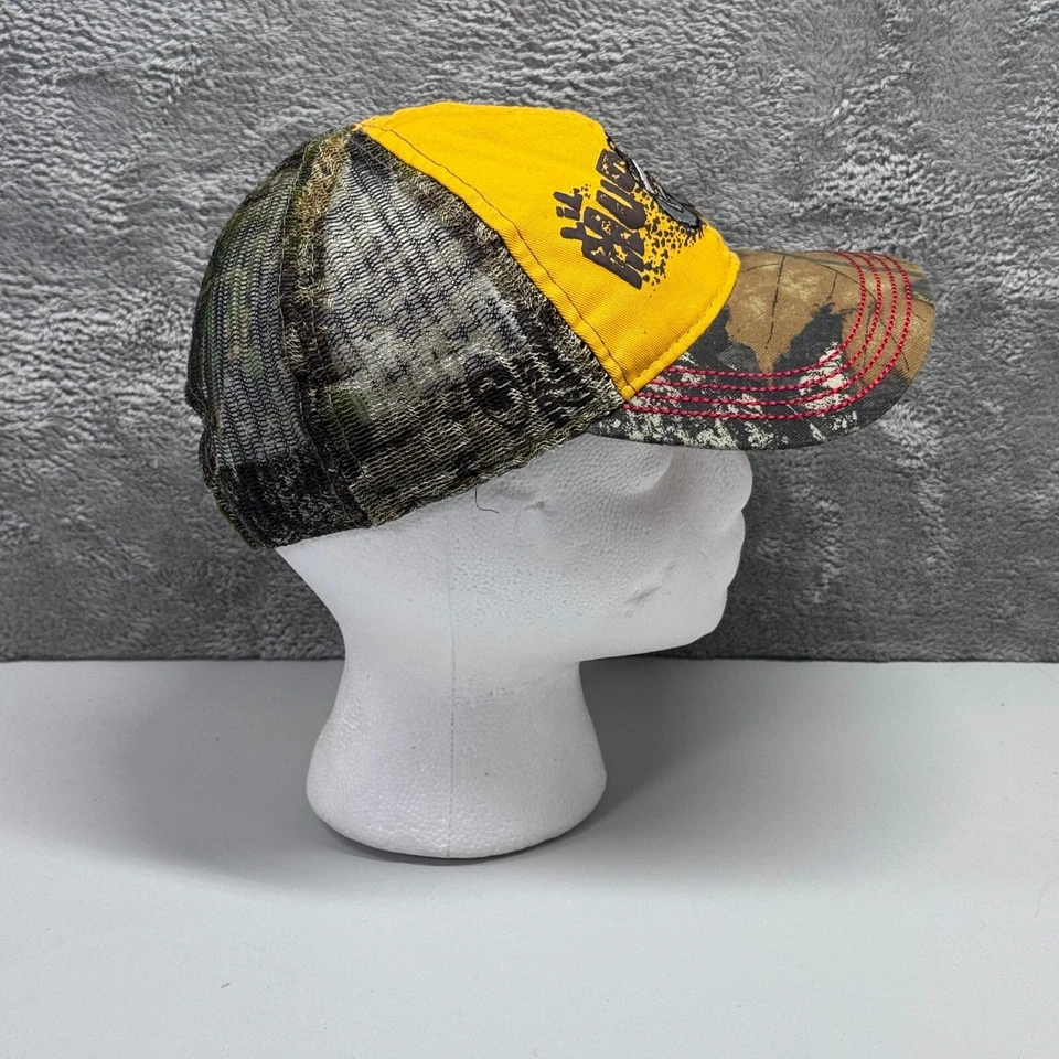 Lil Mud Bud Mossy Roble Amarillo Camuflaje Niño Talla Sombrero Marrón Gorra Ajustable Foto 3 de 4