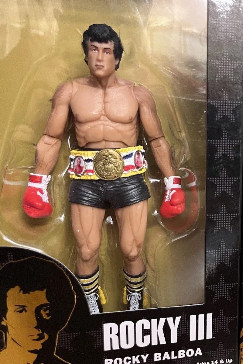 NECA Rocky III 40th Anniversary Rocky Balboa Action Figure | eBay.de