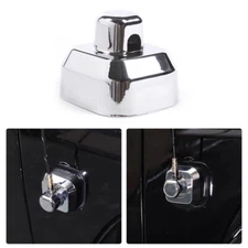 ABS Chrome Body Side Antenna Cover Trim Accessories Cap For Hummer H3 2005-2009