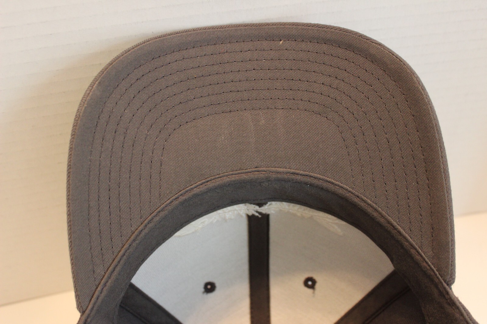 Fish Bone Grey Adjustable Snapback Hat Embroidere… - image 9