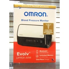 OMRON Blood Pressure Monitor Evolv Bluetooth Wireless Upper Arm