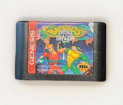 Battletoads - Double Dragon (Sega Genesis, 1993) Authentic Cartridge Only Tested