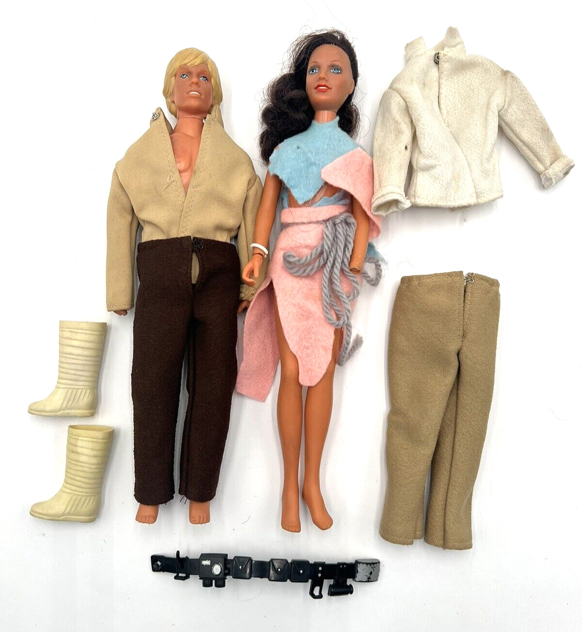Vintage 1978 Star Wars 12” LUKE SKYWALKER  PRINCESS LEA Figures Dolls Kenner