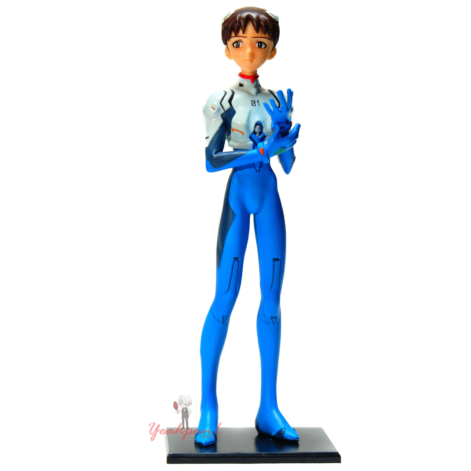 Evangelion Shinji Ikari Plugsuit Portraits Figure BANDAI JAPAN + Gift