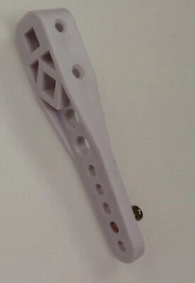 BEST HARDWARE ADJUSTABLE WHITE strong PLASTIC TOILET CISTERN LEVER Flush Replacement Arm WC