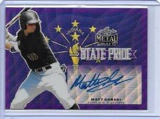 2019 Leaf Metal MATT GORSKI Pride Purple Wave Prismatic Auto RC 5/15 Pirates